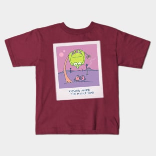 Kissing under the Missile-Toad - xmas customs on other worlds Kids T-Shirt